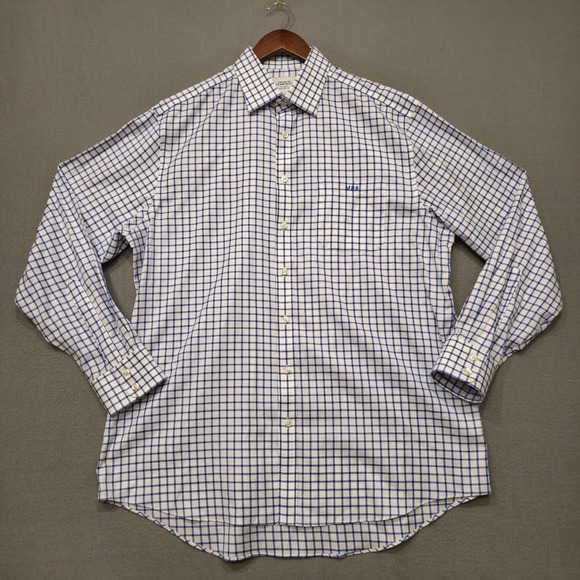 Charles‎ Tyrwhitt Men's Classic Fit Non-Iron Long Sleeve Dress Shirt Size 17/36 - Picture 1 of 8